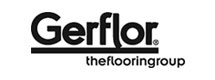 Gerflor logo with the tagline "the flooring group"—ideal for any apartment flooring company or new flooring installation projects.